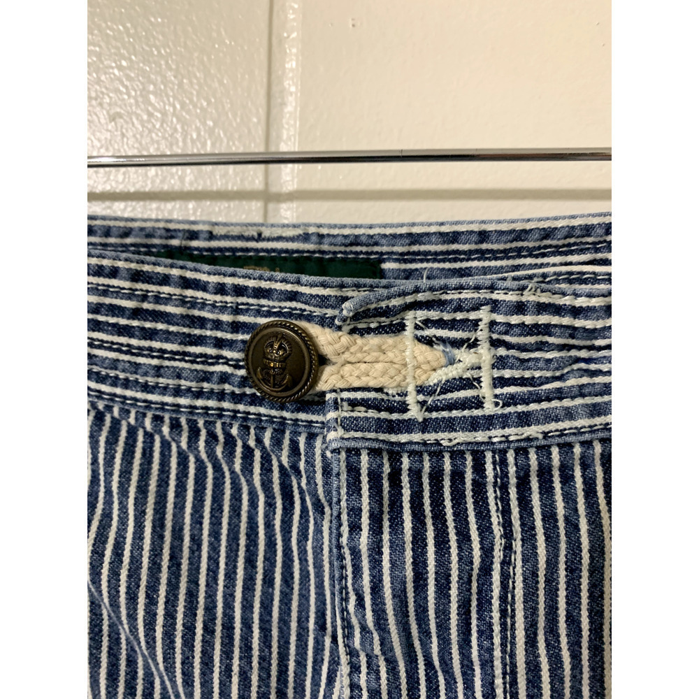 Lauren Jeans Co. Women's shorts Size 12 Striped Nautical Lauren Vacation Resort - Picture 3 of 10